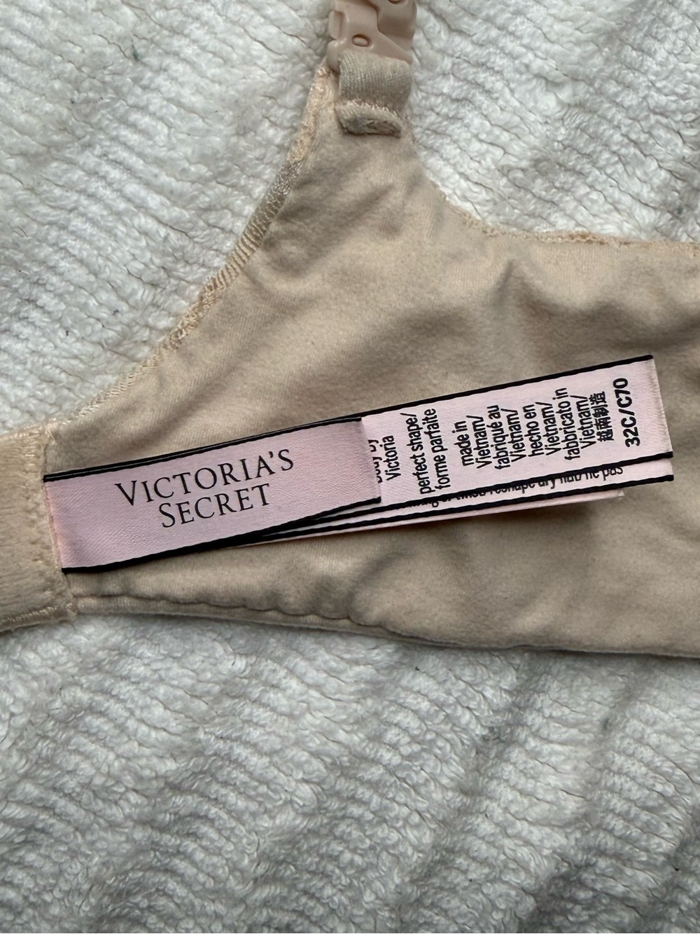 Victoria’s Secret Floral Lace Push Up Bra Nude Beige Underwire Bra - Picture 4 of 4